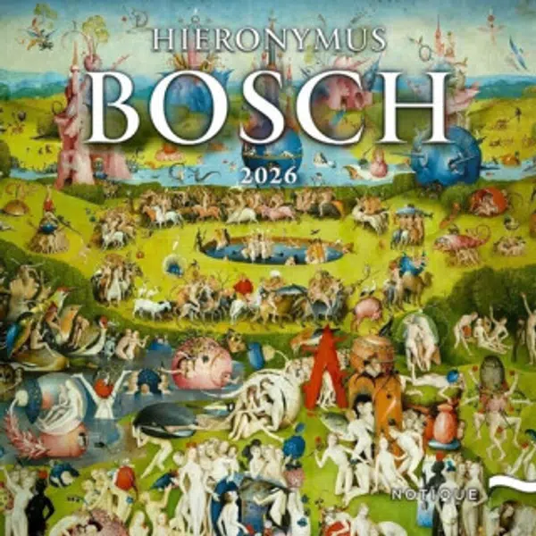 Nástěnný poznámkový kalendář Hieronymus Bosch 2026