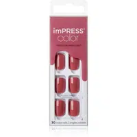KISS imPRESS Color Short umelé nechty Platonic Pink 30 ks
