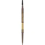 Eveline Cosmetics Micro Precise vodeodolná ceruzka na obočie s kefkou 2 v 1 odtieň 02 Soft Brown 4 g