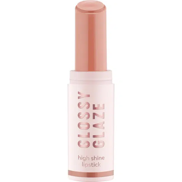 essence Glossy Glaze rúž s vysokým leskom odtieň 02 On Cloud Nude 1.9 g