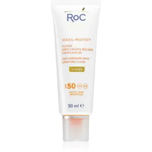 RoC Soleil Protect Anti Brown Spots Unifying Fluid Tinted tónovaný fluid pre zjednotenie pleti SPF 50 s vitamínom C 50 ml