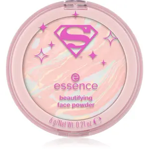 essence Superman kompaktný púder pre rozjasnenie pleti 6 g