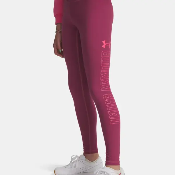 Girls' leggings Under Armour UA Motion Branded Legging-RED - Girls