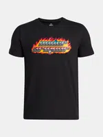 Boys' T-shirt Under Armour UA Flame WM SS-BLK - Boys