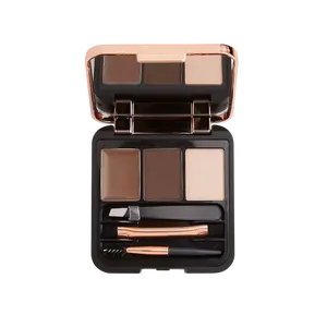 REVOLUTION Brow Sculpt Kit Dark, súprava na úpravu obočia