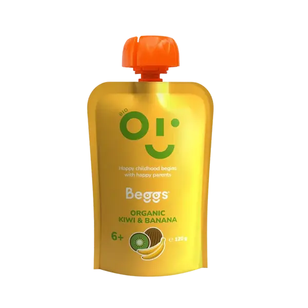 BEGGS BIO Kivi a banán 120 g