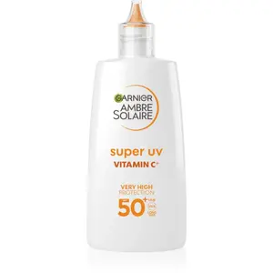 Garnier Ambre Solaire Super UV Vitamin C ľahký ochranný fluid proti tmavým škvrnám SPF 50+ 40 ml
