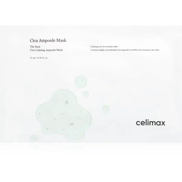 celimax The Real Cica intenzívna hydrogélová maska na upokojenie pleti 25 ml