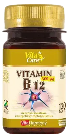 VITAHARMONY Vitamín B12 okamžitý účinok 120 tabliet