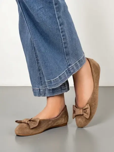 Resti Women's ballerinas with a bow Abroes