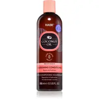 HASK Monoi Coconut Oil vyživujúci kondicionér na lesk a hebkosť vlasov 355 ml