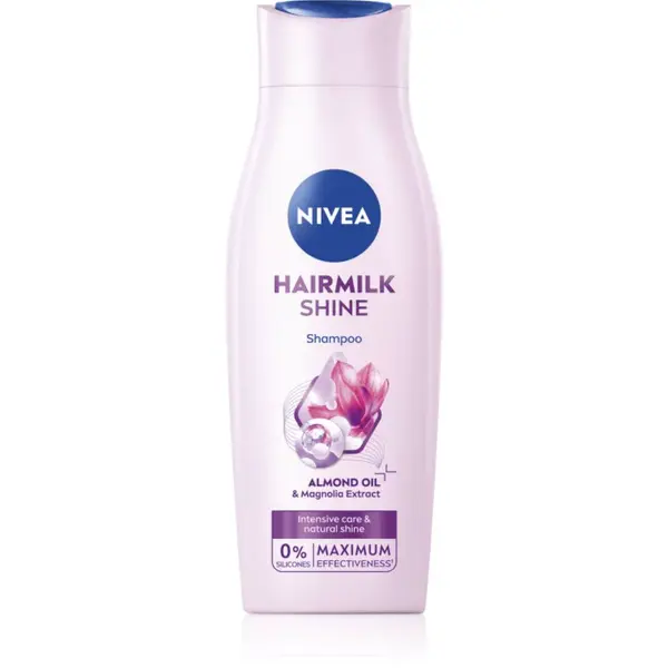 NIVEA Hairmilk Shine ošetrujúci šampón 400 ml