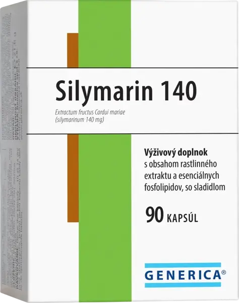 GENERICA Silymarin 140, 90 kapsúl