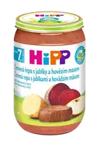 HIPP BIO Červená repa s jablkami a hovädzím mäsom 220 g