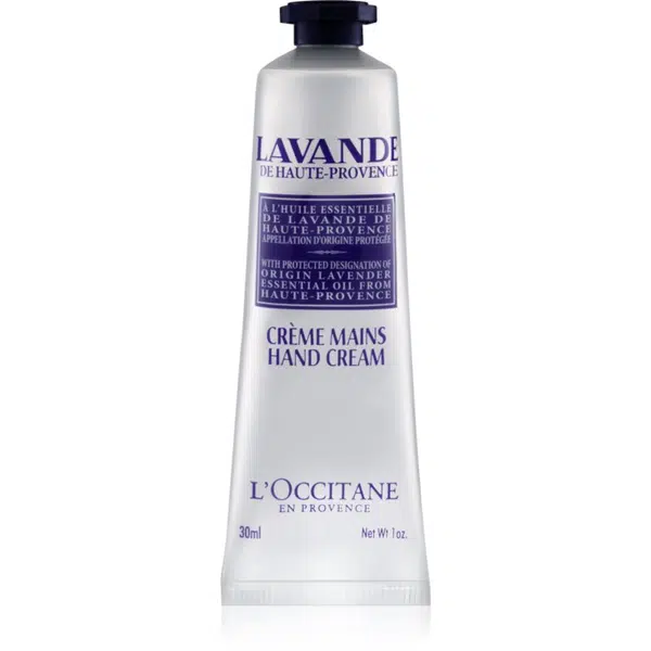L’Occitane Lavender Hand Cream krém na ruky a nechty s bambuckým maslom 30 ml