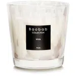 Baobab Collection Pearls White vonná sviečka 8 cm