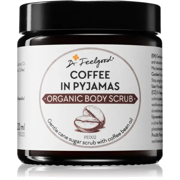 Dr. Feelgood BIO cukrový peeling s olejom z kávových bôbov 120 ml