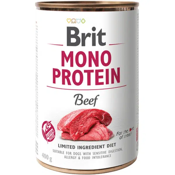 Brit konzerva Mono Protein Beef 400 g | Konzerva pre psov