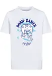 Children's T-shirt Natural Born Gamer Vintage white