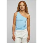 Women's asymmetrical top balticblue