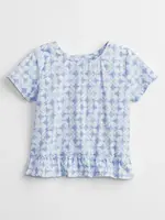 GAP Dětské tričko wrap back t-shirt - Holky
