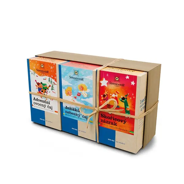 SONNENTOR Vánoční balení BIO čajů 54 sáčků