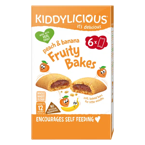 Kiddylicious Koláčiky broskyňovo-banánové