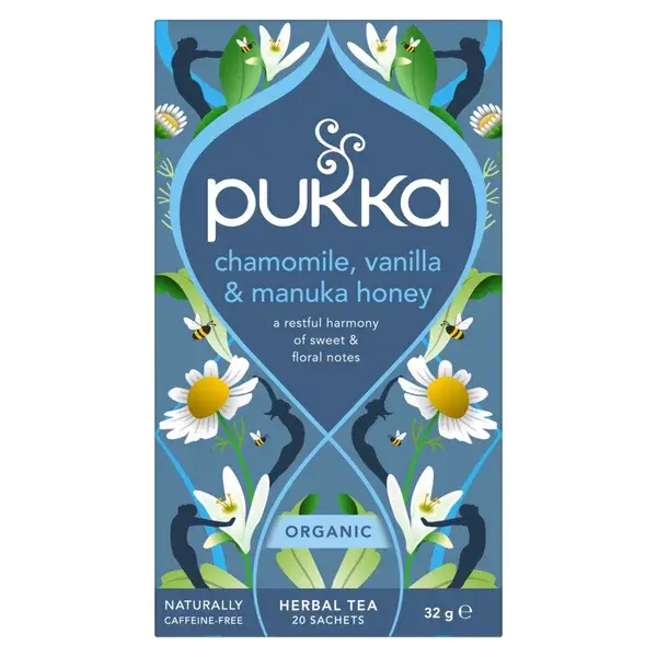 Pukka BIO Chamomile, Vanilla & Manuka honey