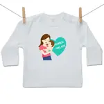 Boodyy Tričko s dlhým rukávom Mamkin pokladík 68 (3-6 mesiacov)