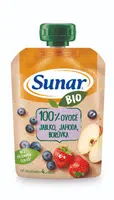 Sunar BIO Kapsička Jablko, jahoda, čučoriedka