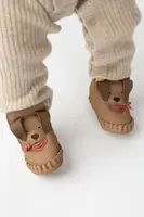 Kojenecké kožené boty Donsje Junus Booties Western Dog hnědá barva, 1041803