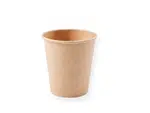 1000 ks - Papírový kelímek hnědý 280 ml, průměr 80 mm (0,2 L/8 oz)