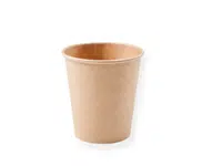 1000 ks - Papírový kelímek hnědý 280 ml, průměr 80 mm (0,2 L/8 oz)