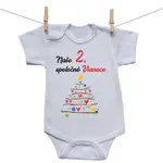 Boodyy Body s krátkym rukávom Naše 2. spoločné Vianoce 92 (18-24 mesiacov)