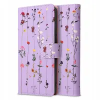 Tech-Protect Wallet knižkové puzdro na Samsung Galaxy A14 4G / 5G, garden violet