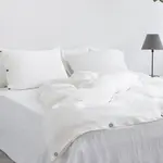 Ľanové obliečky Natur biele EMI Štandardný set jednolôžko obsahuje 1x 140x200 + 1x 70x90