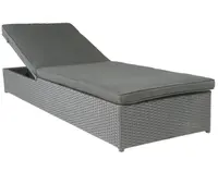 Záhradné ležadlo Jakarta, šedo-hnedé%