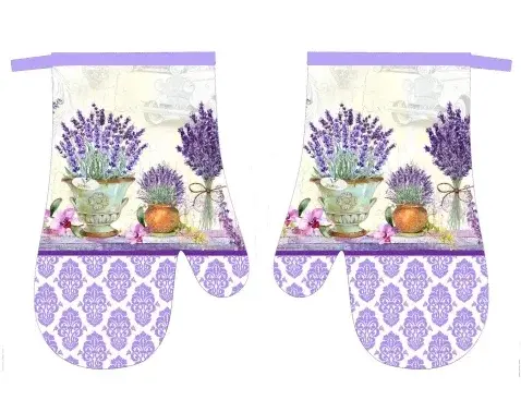 Kuchynské rukavice (2 ks) Lawender, fialová%