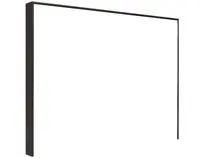 Paspartový rám k šatníkovej skrini Detroit, antracitová ocel%