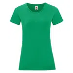 Iconic Women's Green Fruit of the Loom Women's T-shirt