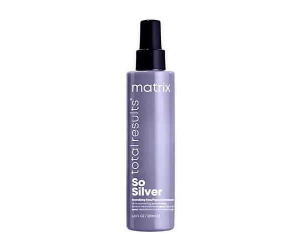 Multifunkčný bezoplachový sprej na neutralizáciu žltých tónov Matrix So Silver - 200 ml + darček zadarmo