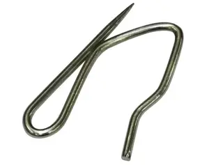 Háčik slimák (25 ks) 28 mm, strieborná%