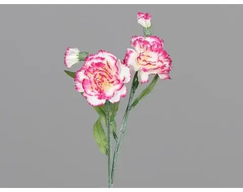 Umelá kvetina Zväzok karafiátov 40 cm, ružovo-krémová%