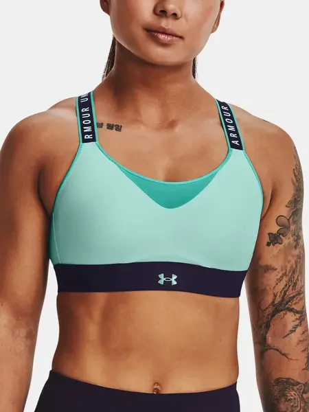 Under Armour Podprsenka UA Infinity High Bra Blockd-GRN - Dámské