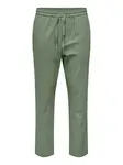 Only & Sons Nohavice 'Linus Crop 0007'  zelená