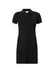 Calvin Klein Jeans Šaty 'Open Placket Mini'  čierna