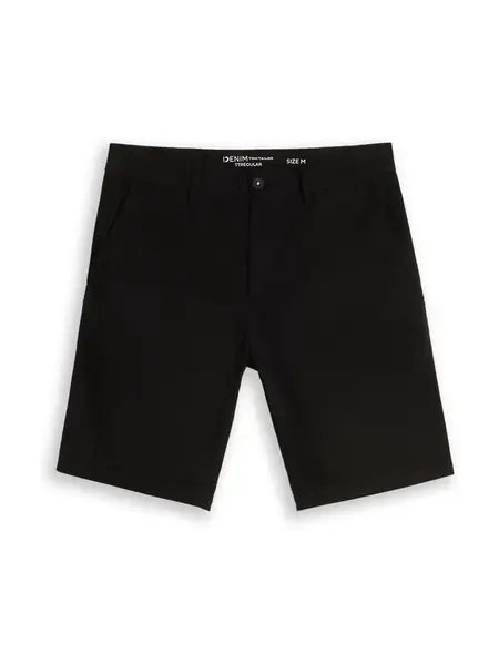 TOM TAILOR DENIM Chino nohavice  čierna