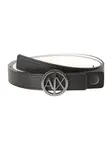 ARMANI EXCHANGE Opasky  čierna / biela