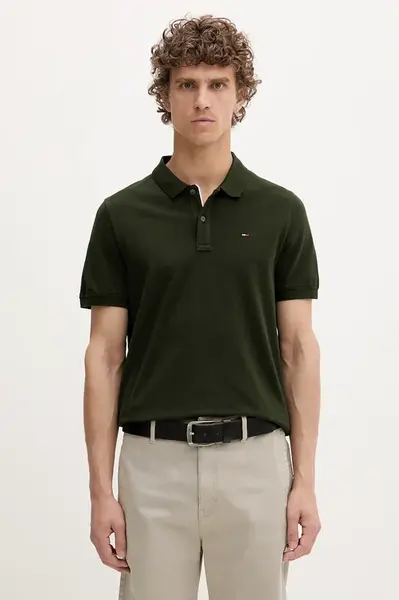 Tommy Jeans polo pánské bavlněné