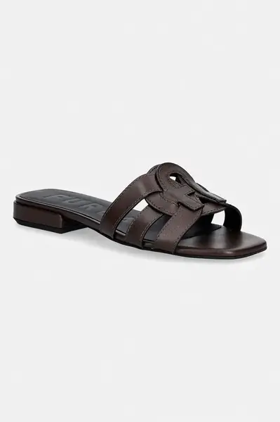 Furla pantofle dámské kožené Summer